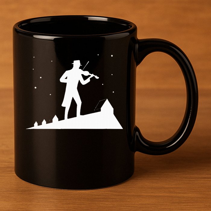 Fiddler On Roof Retro Musical Theater Broadway Theatre 11oz C Handle Ceramic Mug