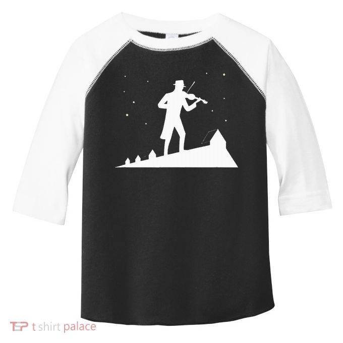Fiddler On Roof Retro Musical Theater Broadway Theatre Toddler Fine Jersey T-Shirt