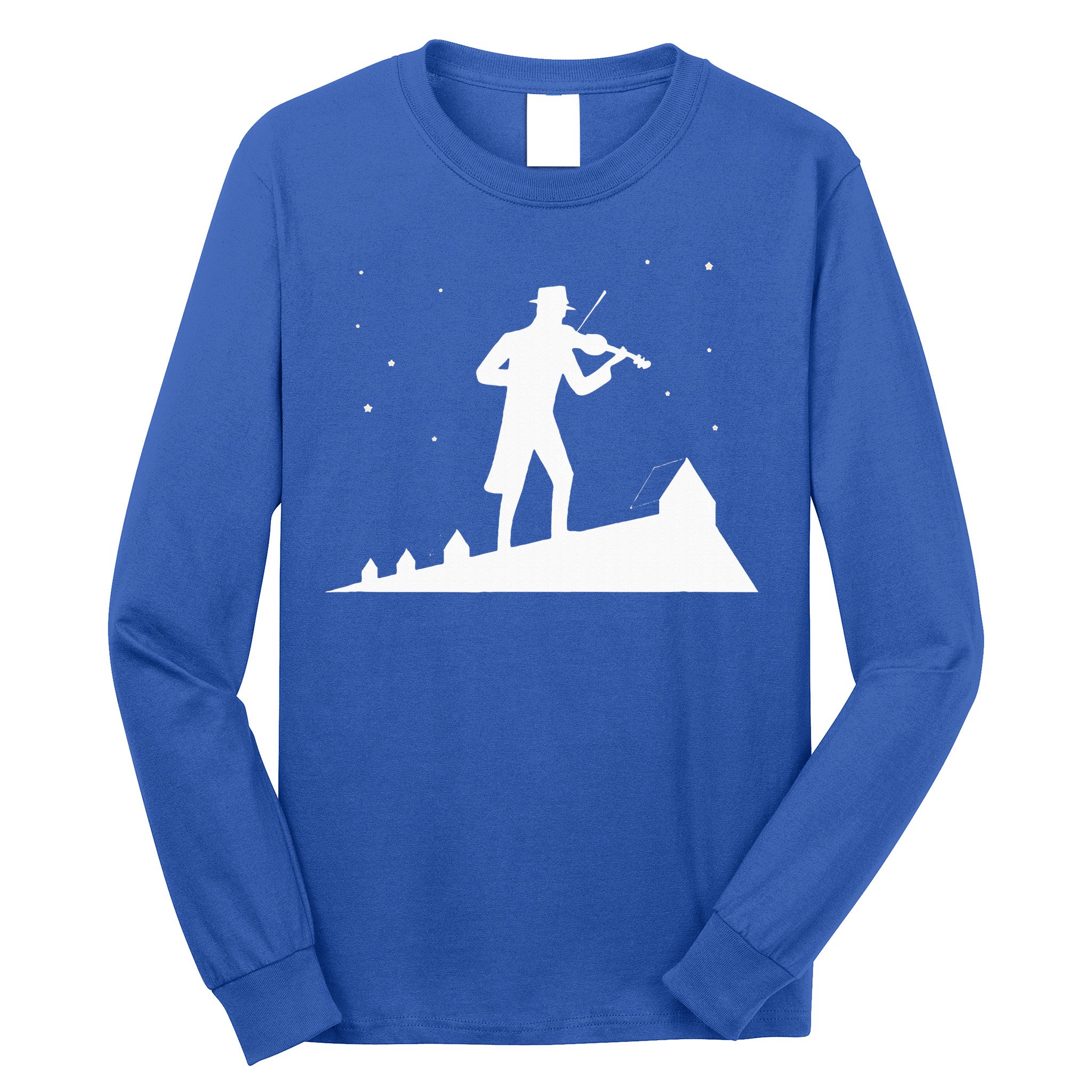 Fiddler On Roof Retro Musical Theater Broadway Theatre Long Sleeve Shirt