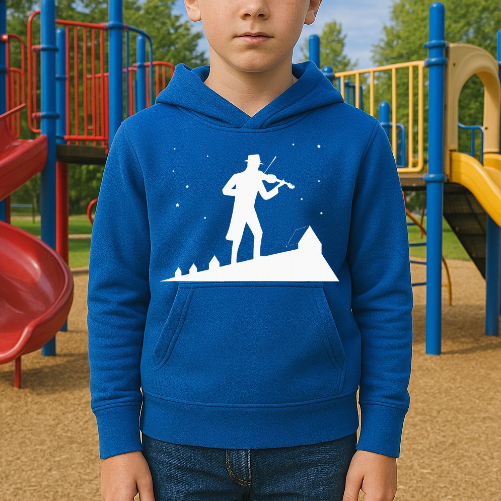 Fiddler On Roof Retro Musical Theater Broadway Theatre Kids Hoodie