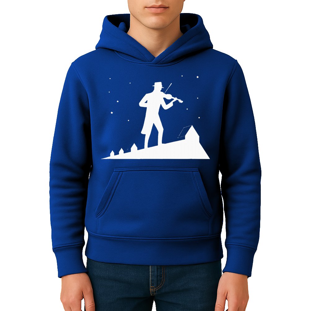 Fiddler On Roof Retro Musical Theater Broadway Theatre Kids Hoodie