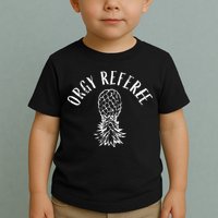 Funny Orgy Referee Upside Down Pineapple Swinger Toddler T-Shirt