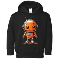 Funny Orange Robot Boy Costume Toddler Hoodie