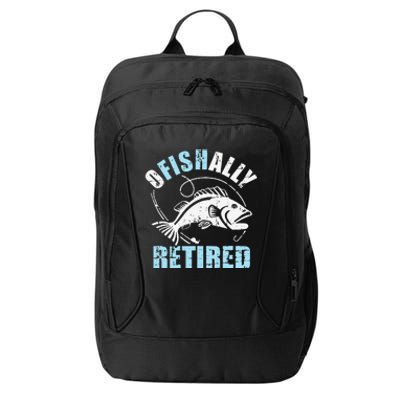 Fishing Ofishally Retired City Backpack