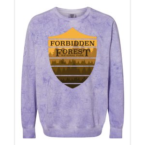 Forbidden Forrest National Park Cool Colorblast Crewneck Sweatshirt