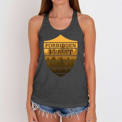 Forbidden Forrest National Park Cool Women's Knotted Racerback Tank