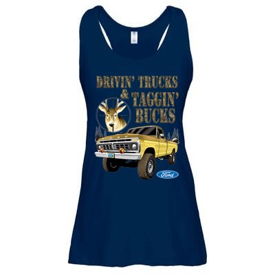 Ford Drivin Trucks & Taggin Bucks Ladies Essential Flowy Tank