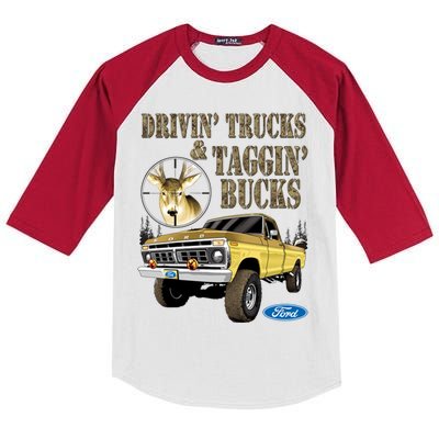 Ford Drivin Trucks & Taggin Bucks Kids Colorblock Raglan Jersey