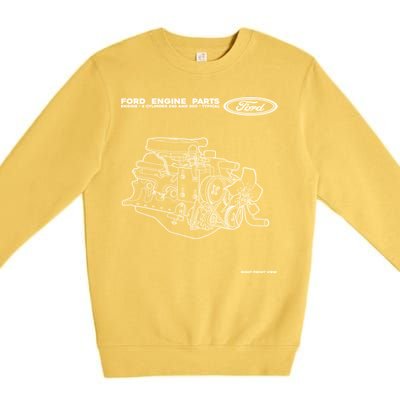 Ford Engine Parts Premium Crewneck Sweatshirt