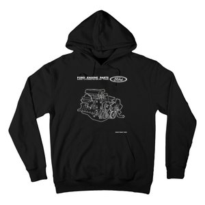 Ford Engine Parts Hoodie