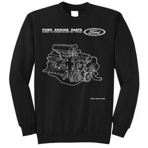 Ford Engine Parts Sweatshirt