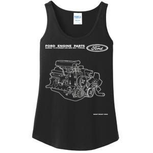 Ford Engine Parts Ladies Essential Tank