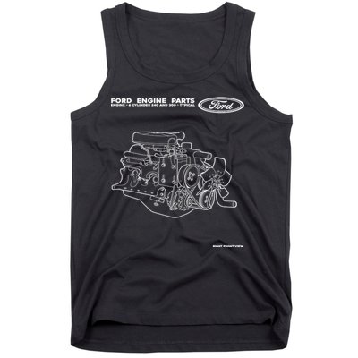 Ford Engine Parts Tank Top