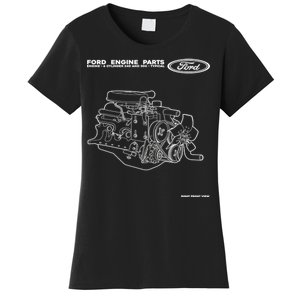 Ford Engine Parts Women's T-Shirt