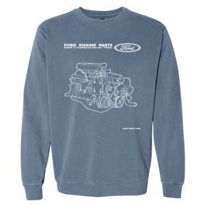 Ford Engine Parts Garment-Dyed Sweatshirt