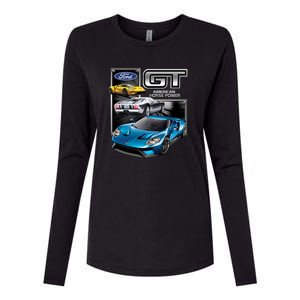 Ford GT Womens Cotton Relaxed Long Sleeve T-Shirt