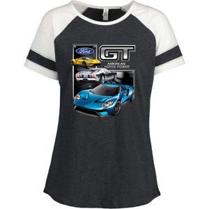 Ford GT Enza Ladies Jersey Colorblock Tee