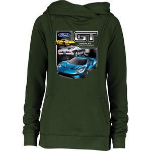 Ford GT Womens Funnel Neck Pullover Hood