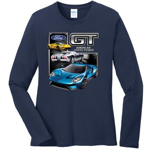 Ford GT Ladies Long Sleeve Shirt