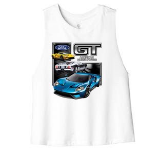 Ford GT Women's Racerback Cropped Tank