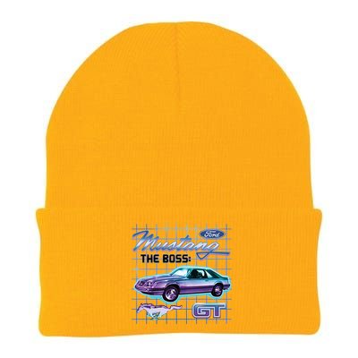 Ford Mustang GT The Boss Knit Cap Winter Beanie