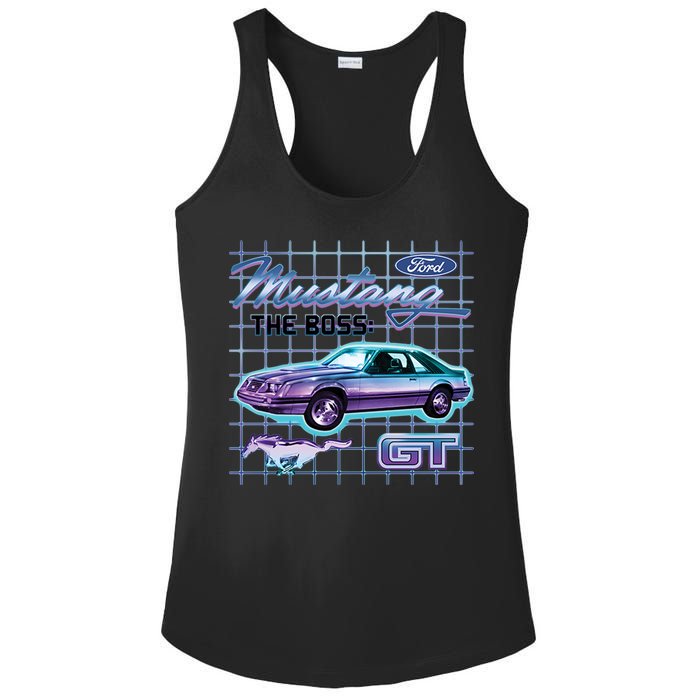 Ford Mustang GT The Boss Ladies PosiCharge Competitor Racerback Tank