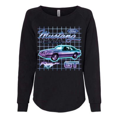 Ford Mustang GT The Boss Womens California Wash Sweatshirt