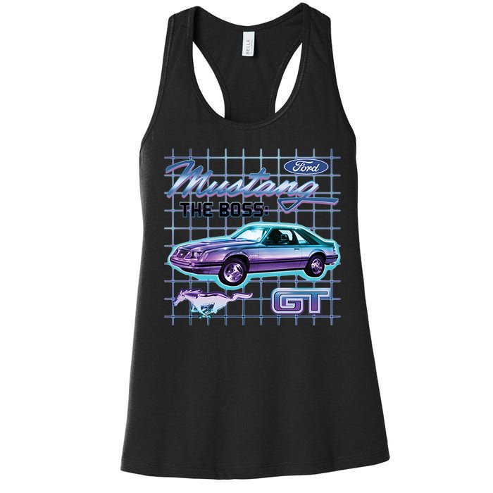 Ford Mustang GT The Boss Women's Racerback Tank