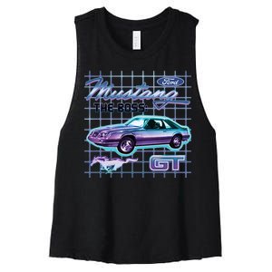 Ford Mustang GT The Boss Women's Racerback Cropped Tank