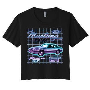 Ford Mustang GT The Boss Women's Crop Top Tee