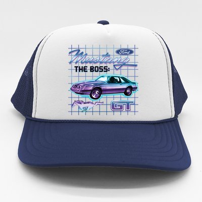 Ford Mustang GT The Boss Trucker Hat