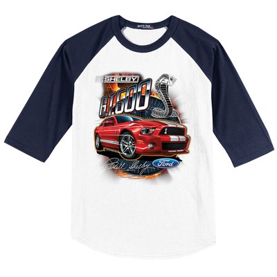 Ford Mustang Shelby Cobra GT500 Baseball Sleeve Shirt