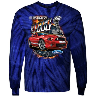 Ford Mustang Shelby Cobra GT500 Tie-Dye Long Sleeve Shirt