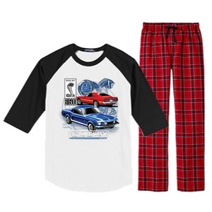 Ford Mustang Shirt Shelby GT500 Raglan Sleeve Pajama Set