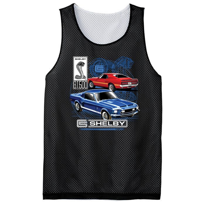 Ford Mustang Shirt Shelby GT500 Mesh Reversible Basketball Jersey Tank