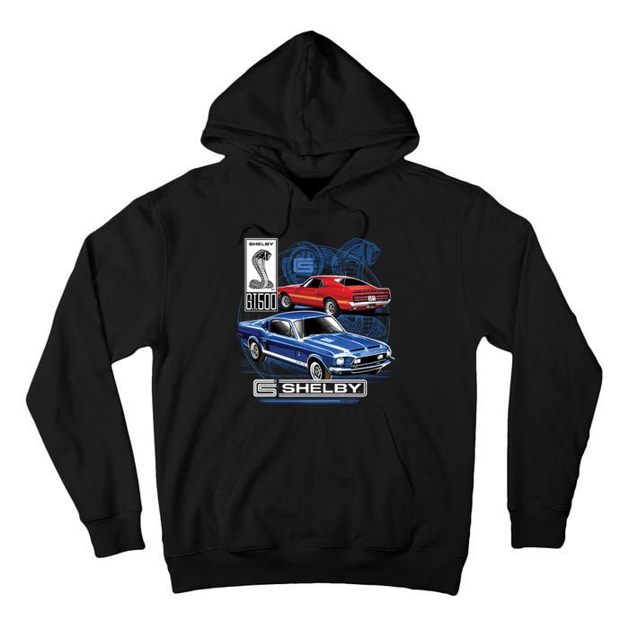 Ford Mustang Shirt Shelby GT500 Tall Hoodie