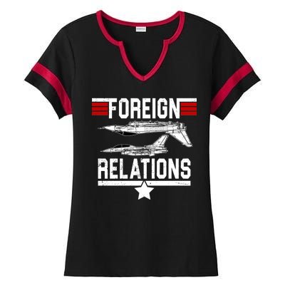 Foreign Relations Ladies Halftime Notch Neck Tee