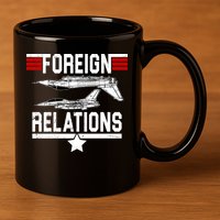 Foreign Relations 11oz C Handle Ceramic Mug