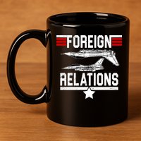 Foreign Relations 11oz C Handle Ceramic Mug