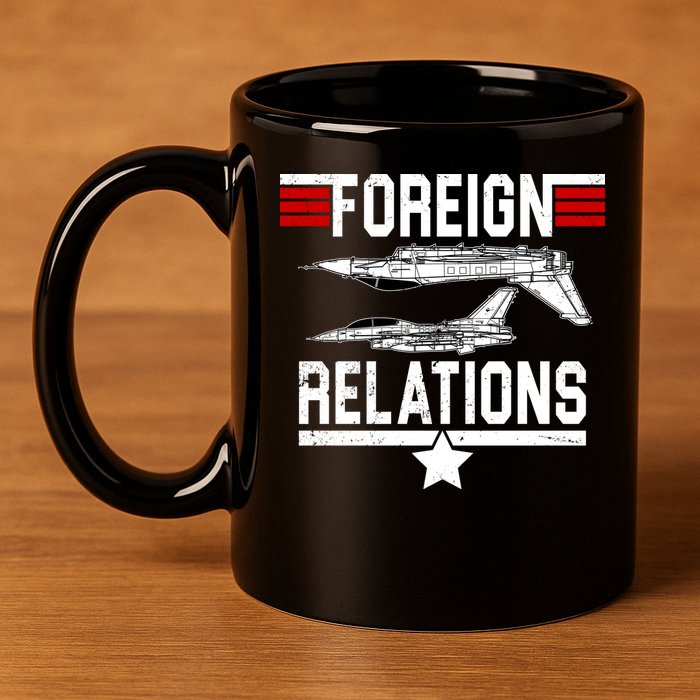 Foreign Relations 11oz C Handle Ceramic Mug