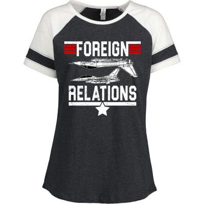 Foreign Relations Enza Ladies Jersey Colorblock Tee