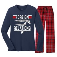 Foreign Relations Women's Long Sleeve Flannel Pajama Set 