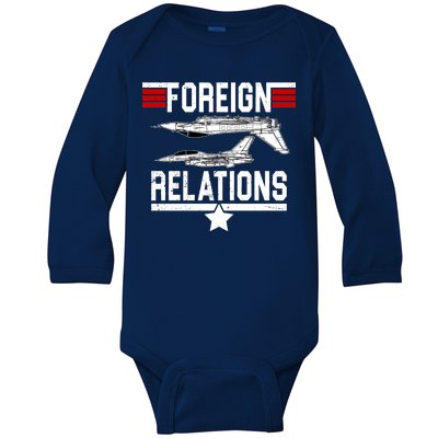 Foreign Relations Baby Long Sleeve Bodysuit