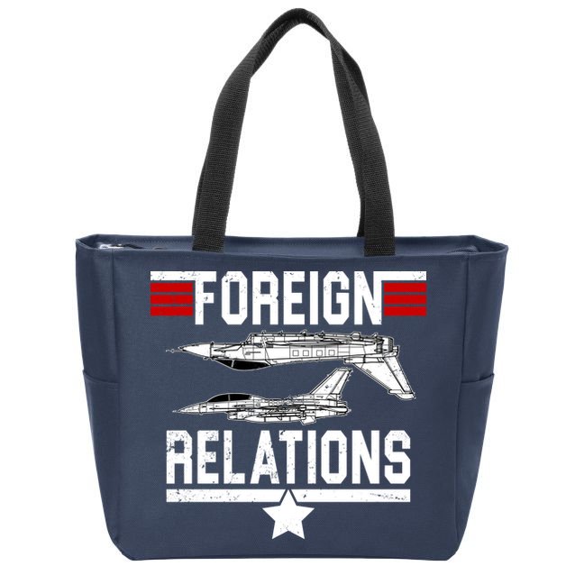 Foreign Relations Zip Tote Bag