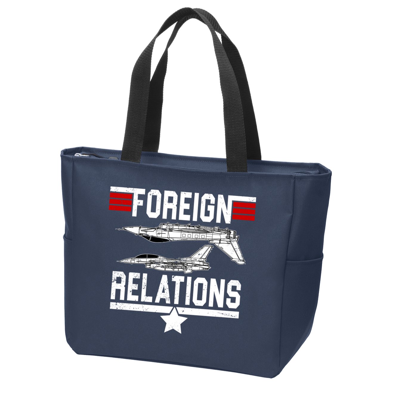 Foreign Relations Zip Tote Bag