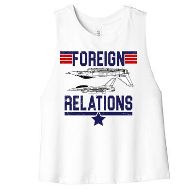 Foreign Relations Women's Racerback Cropped Tank