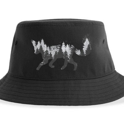 Forest Fox Animal Sustainable Bucket Hat