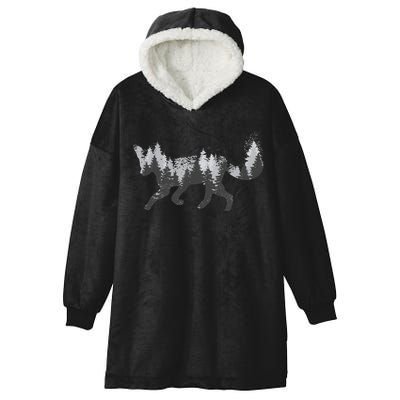Forest Fox Animal Hooded Wearable Blanket