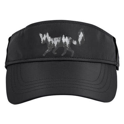 Forest Fox Animal Adult Drive Performance Visor
