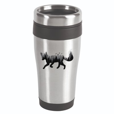 Forest Fox Animal 16oz Travel Tumbler